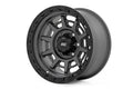 Rough Country 85 Series Wheel | Simulated Beadlock | Gunmetal Gray/Black | 17x9 | 5x4.5 | -12mm by Rough Country