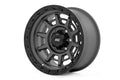 Rough Country 85 Series Wheel | Simulated Beadlock | Gunmetal Gray/Black | 17x9 | 5x5 | -12mm by Rough Country