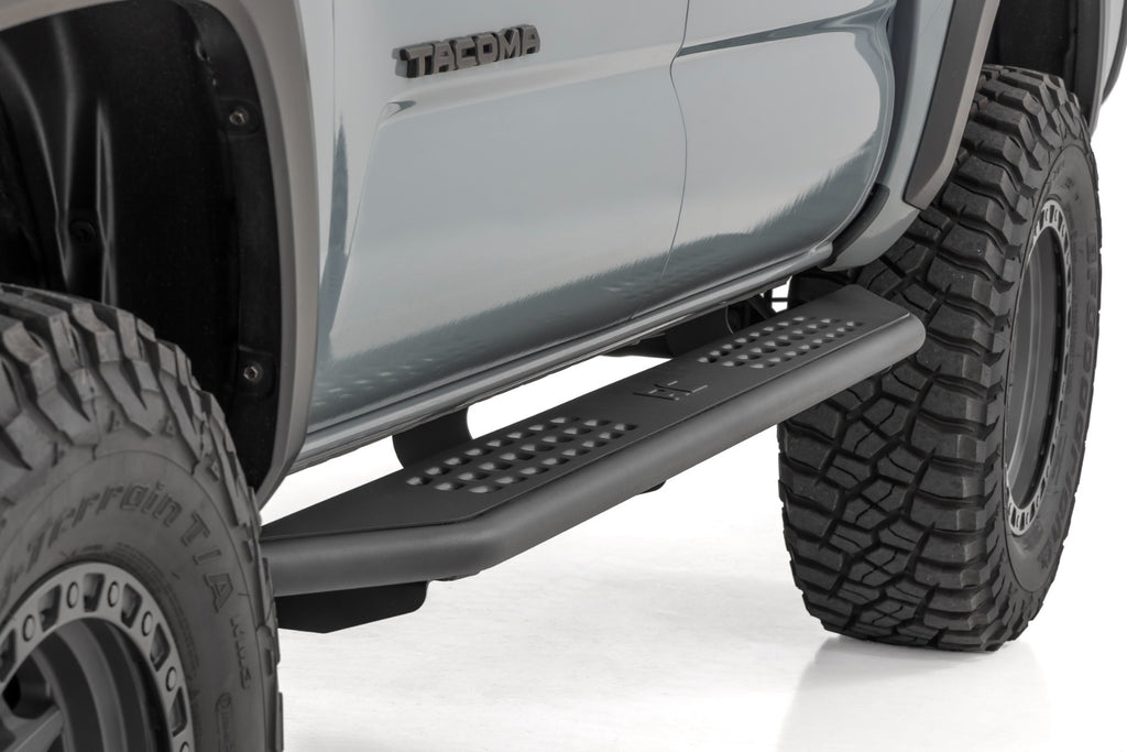 OV2 Running Boards | Side Step Bars | Crew Cab | Toyota Tacoma 2WD/4WD (16-23) by Rough Country