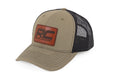 Rough Country Hat | Black Mesh | Rough Country Patch | Brown/Leather - Richardson 112 by Rough Country