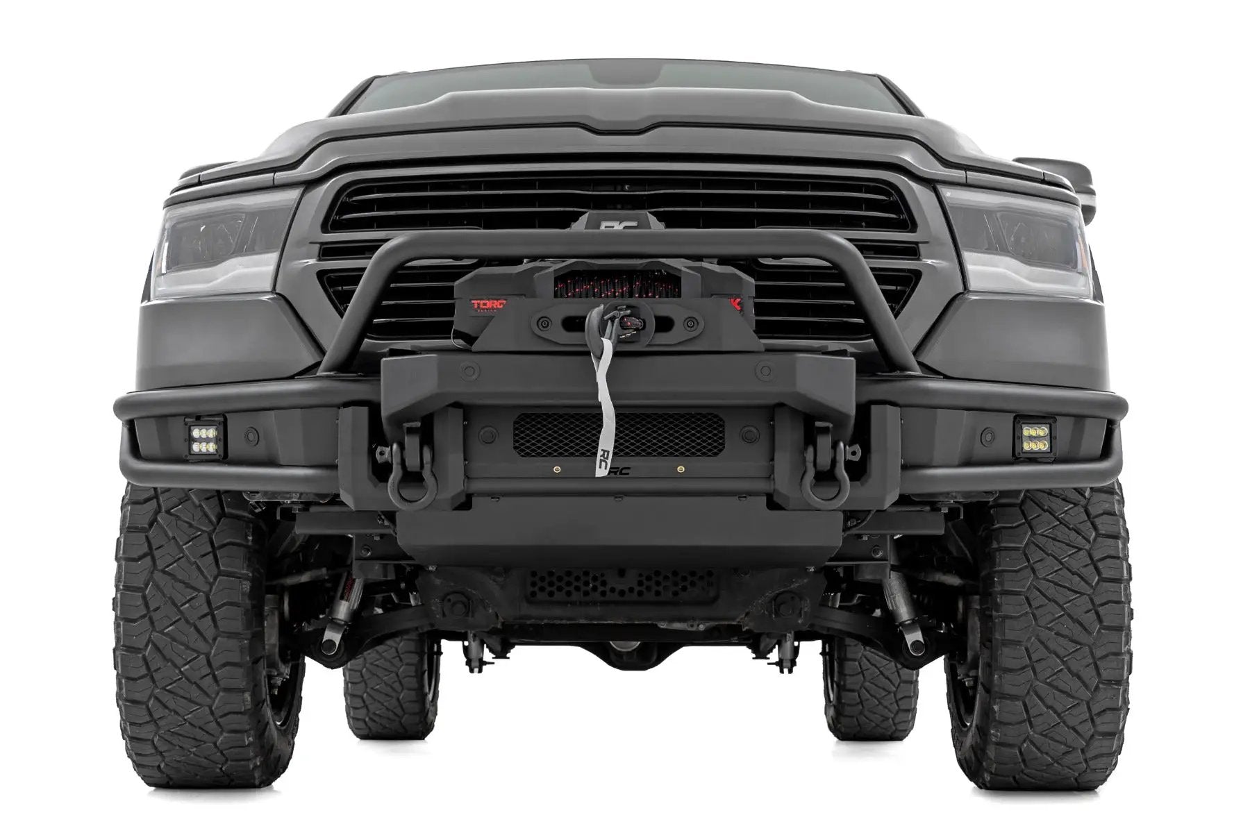 Front Bumper | Tubular | Winch Mount | Ram 1500 2WD/4WD (2019-2024) by Rough Country