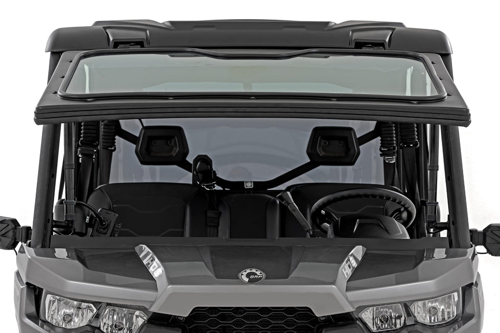 Electric Tilt Windshield | Glass | Can-Am Defender HD8/HD9/HD10 by Rough Country