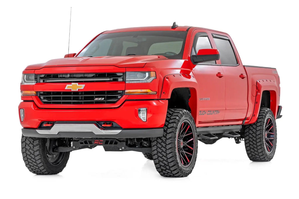SRL2 Adj Aluminum Step | Crew Cab | Chevy/GMC 1500/2500HD/3500HD (07-18 & Classic) by Rough Country