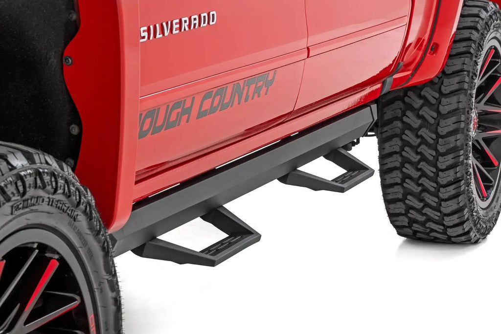 SRL2 Adj Aluminum Step | Crew Cab | Chevy/GMC 1500/2500HD/3500HD (07-18 & Classic) by Rough Country