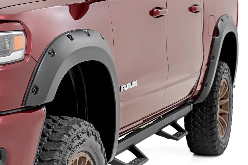 Pocket Fender Flares | Gloss Black | Ram 1500 2WD/4WD (2025-2026) by Rough Country