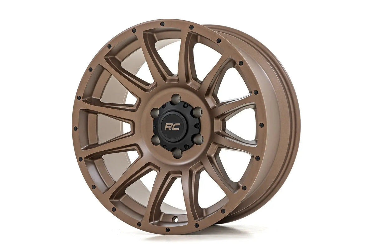 Rough Country 90 Series Wheel | One-Piece | Bronze | 18x9 | 6x5.5 | -12mm by Rough Country