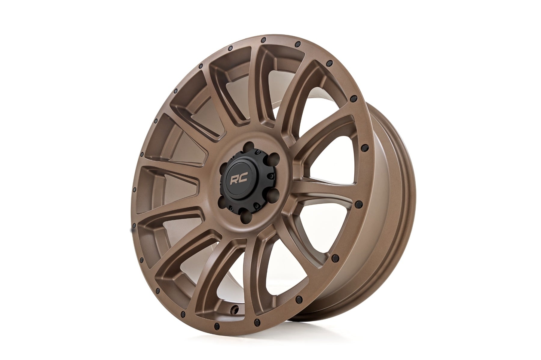 Rough Country 90 Series Wheel | One-Piece | Bronze | 18x9 | 8x6.5 | -12mm by Rough Country