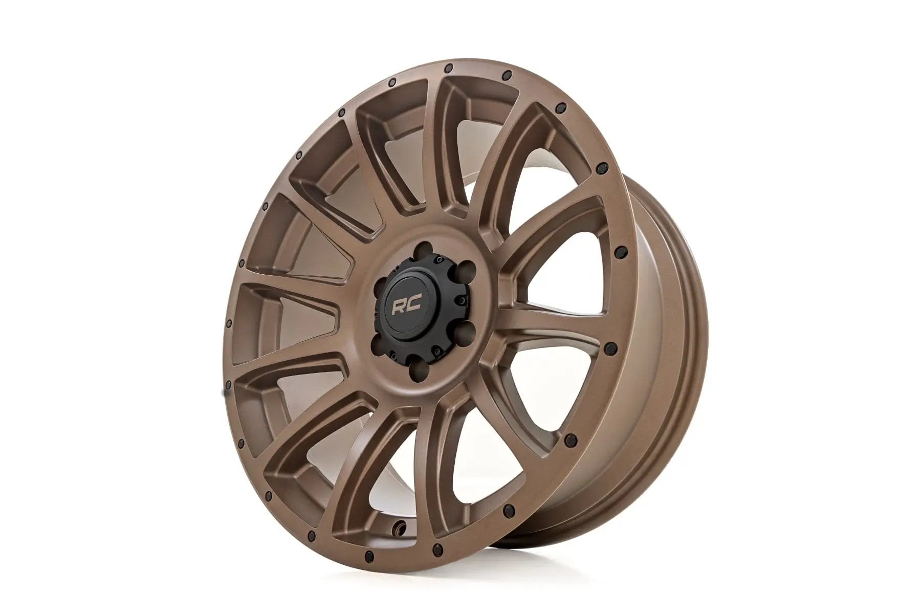 Rough Country 90 Series Wheel | One-Piece | Bronze | 18x9 | 6x5.5 | -12mm by Rough Country
