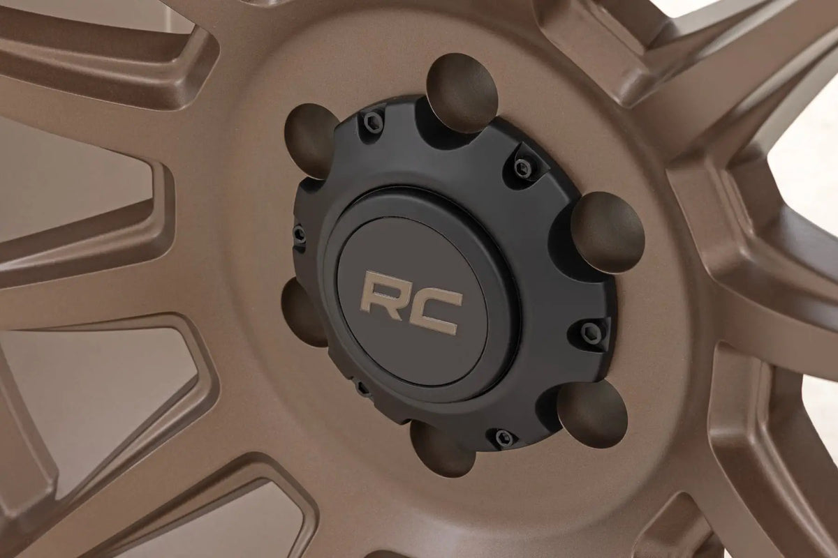 Rough Country 90 Series Wheel | One-Piece | Bronze | 18x9 | 5x5.5 | -12mm