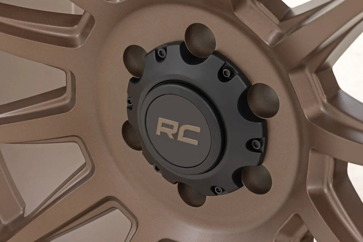 Rough Country 90 Series Wheel | One-Piece | Bronze | 18x9 | 6x5.5 | -12mm by Rough Country