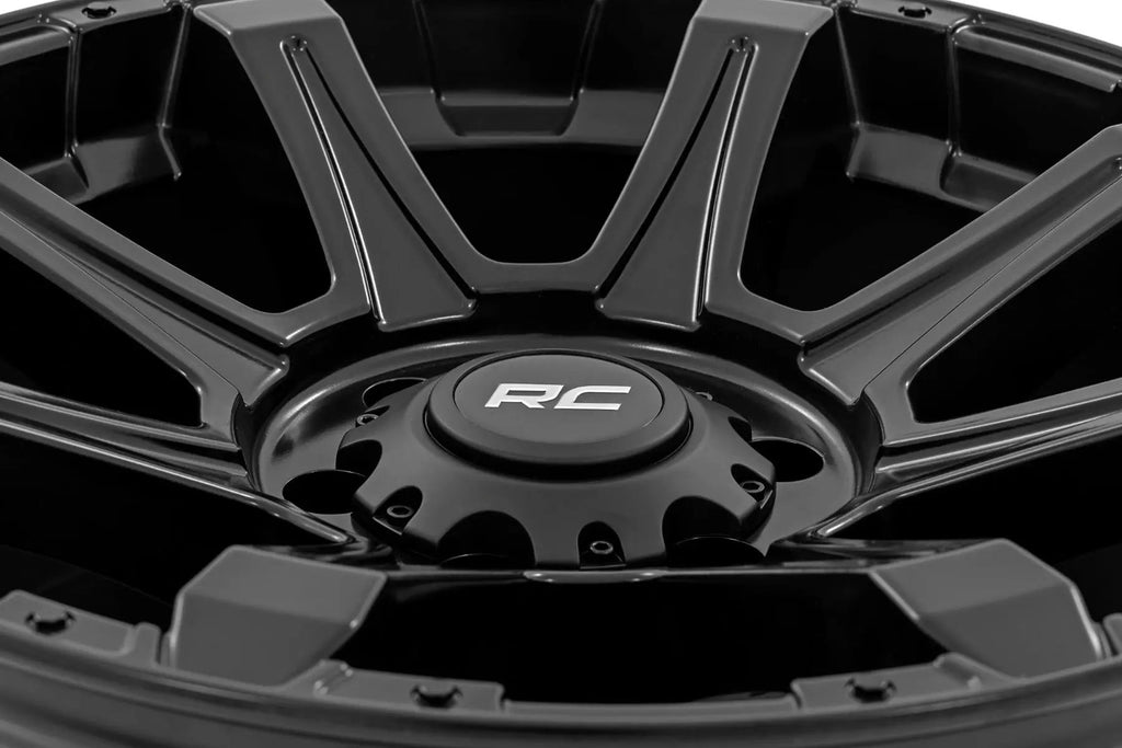 Rough Country 81 Series Wheel | One-Piece | Semi Gloss Black | 20x10 | 6x135 | -25mm by Rough Country
