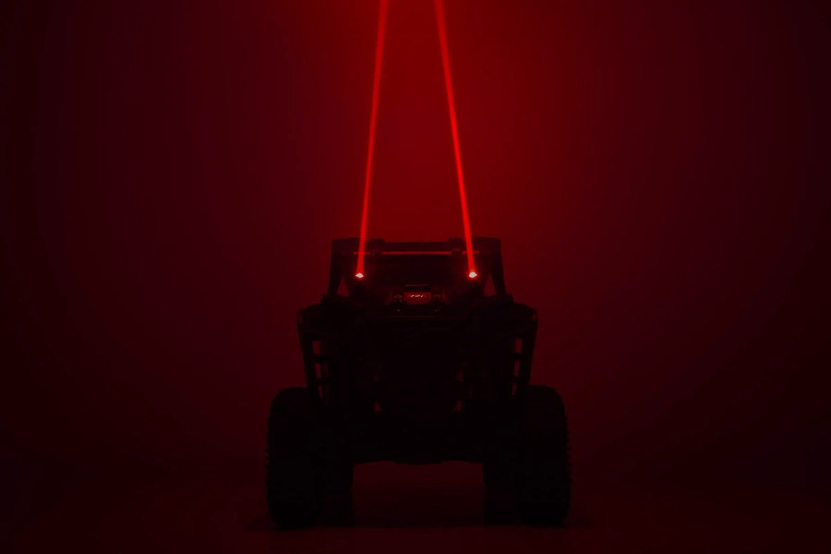 Laser Whip Light Kit | RGBW | 1200 Lumens | Pair by Rough Country