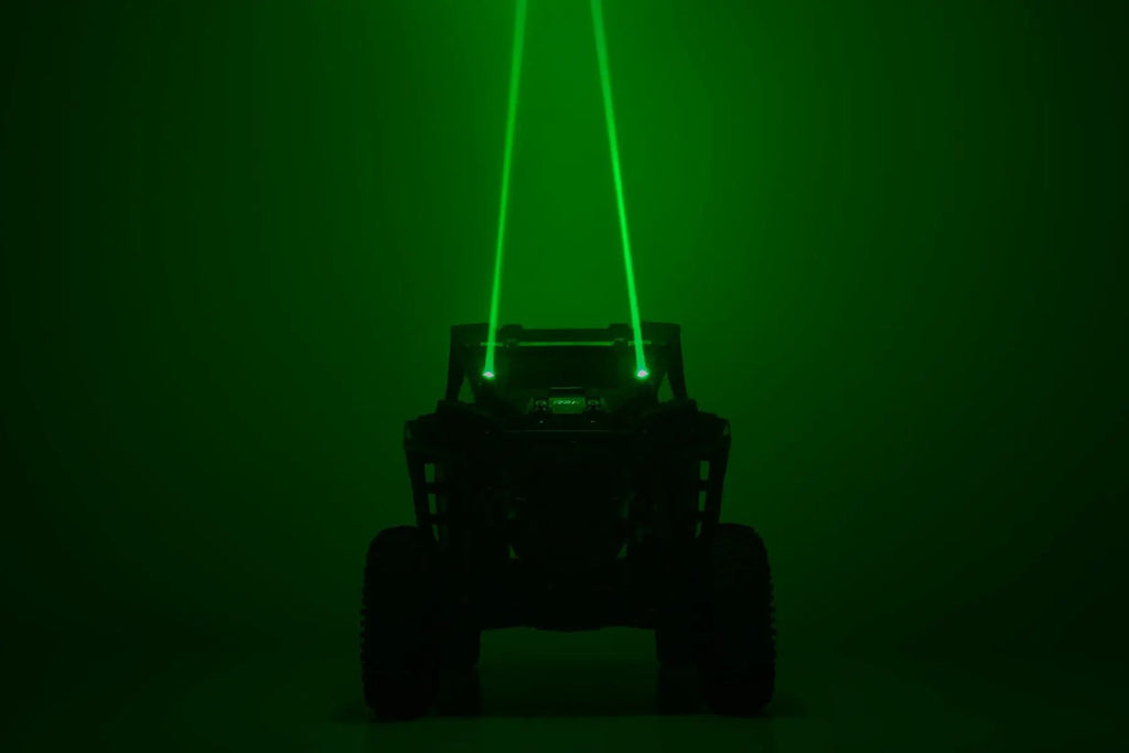 Laser Whip Light Kit | RGBW | 1200 Lumens | Pair by Rough Country