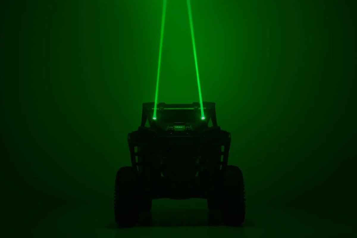 Laser Whip Light Kit | RGBW | 1200 Lumens | Pair by Rough Country