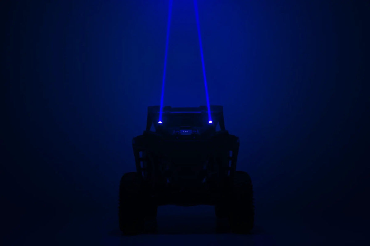 Laser Whip Light Kit | RGBW | 1200 Lumens | Pair by Rough Country