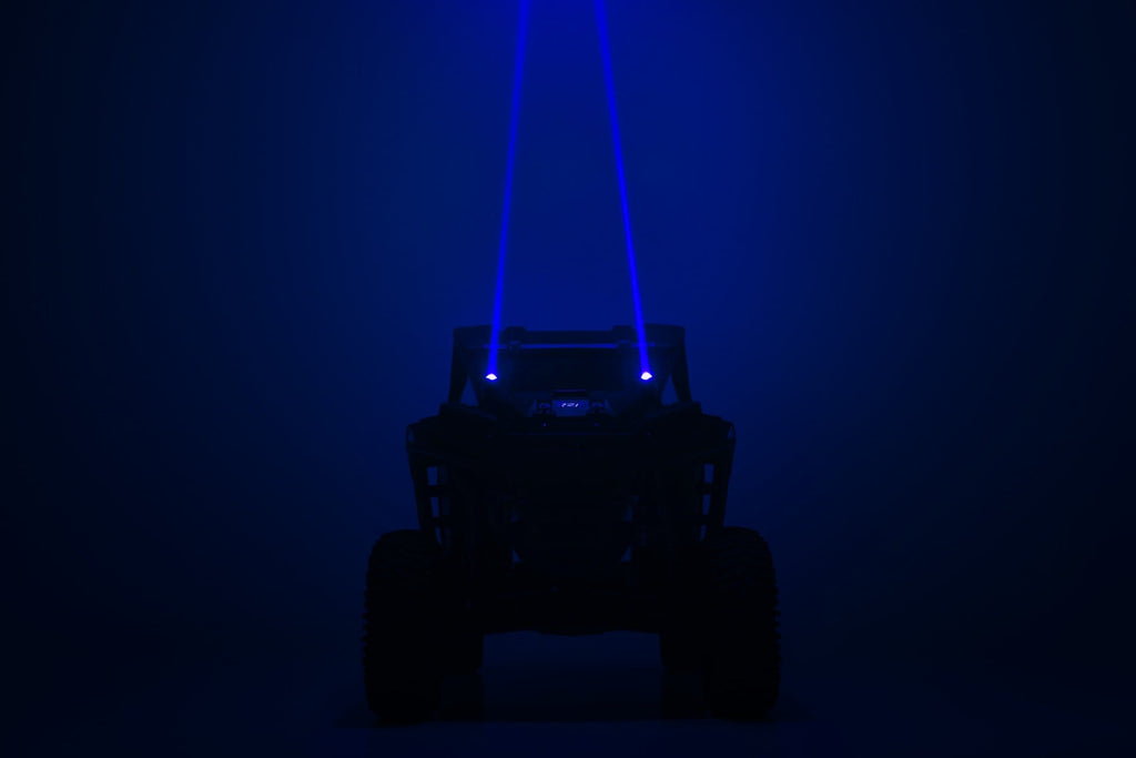 Laser Whip Light Kit | RGBW | 1200 Lumens | Pair by Rough Country