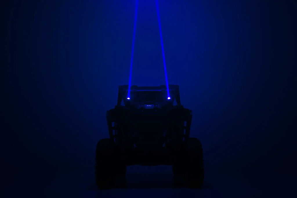 Laser Whip Light Kit | RGBW | 1200 Lumens | Pair by Rough Country