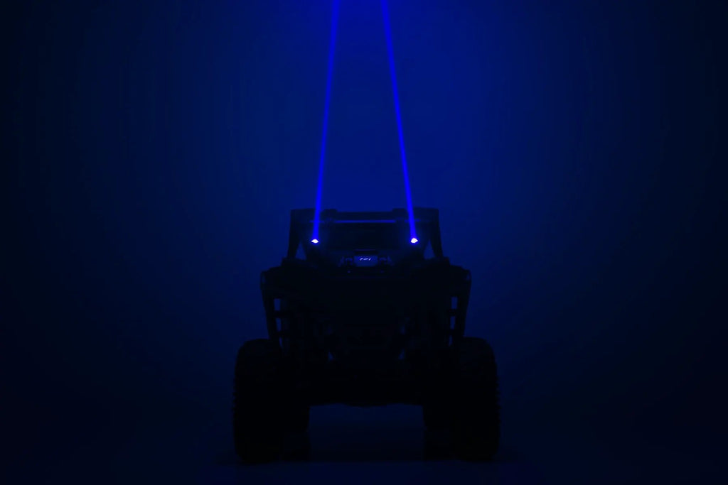 Laser Whip Light Kit | RGBW | 1200 Lumens | Pair by Rough Country