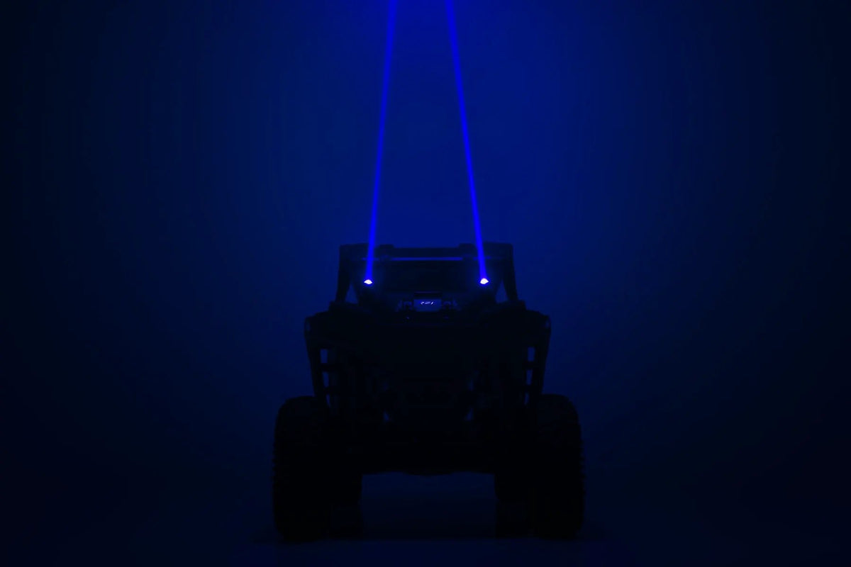 Laser Whip Light Kit | RGBW | 1200 Lumens | Pair by Rough Country