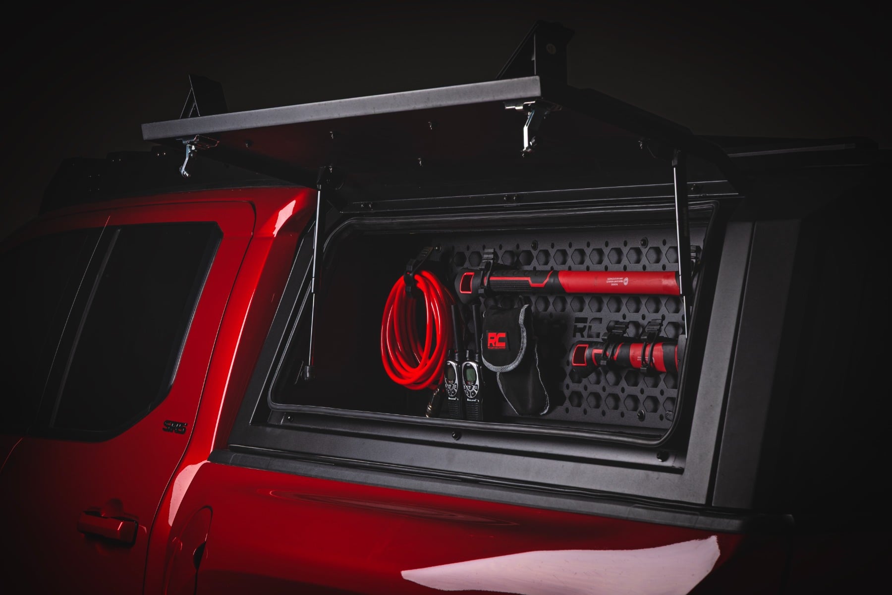 Truck Bed Cap | Modular | 5' Bed | Toyota Tacoma 2WD/4WD (2024-2026) by Rough Country