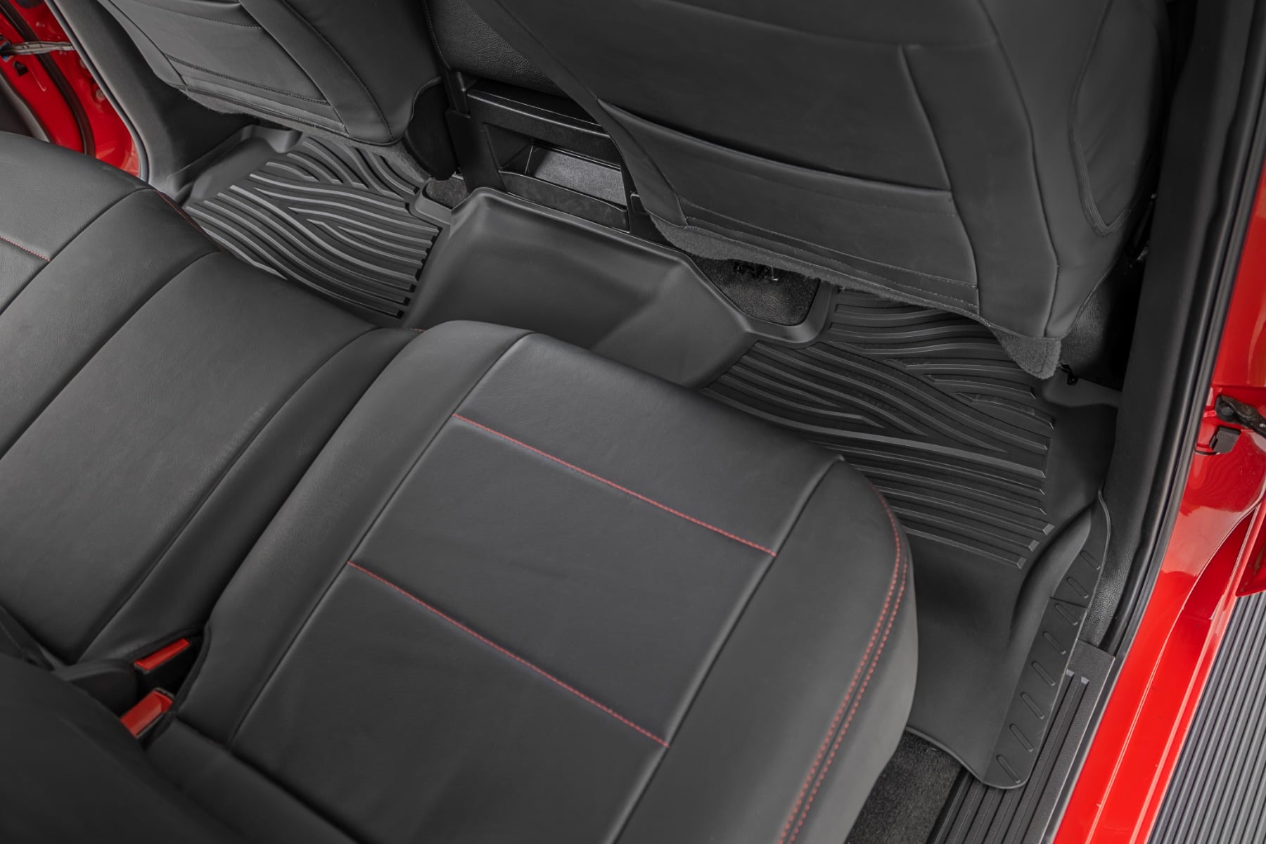 Flex-Fit Floor Mats | FR & RR | FR Bucket | Crew | Chevy/GMC 1500/2500HD/3500HD 2WD/4WD by Rough Country