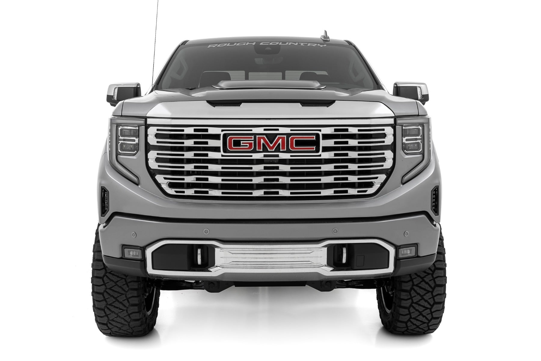 Hood Scoop | GBA Black | GMC Sierra 1500 2WD/4WD (2019-2026) by Rough Country