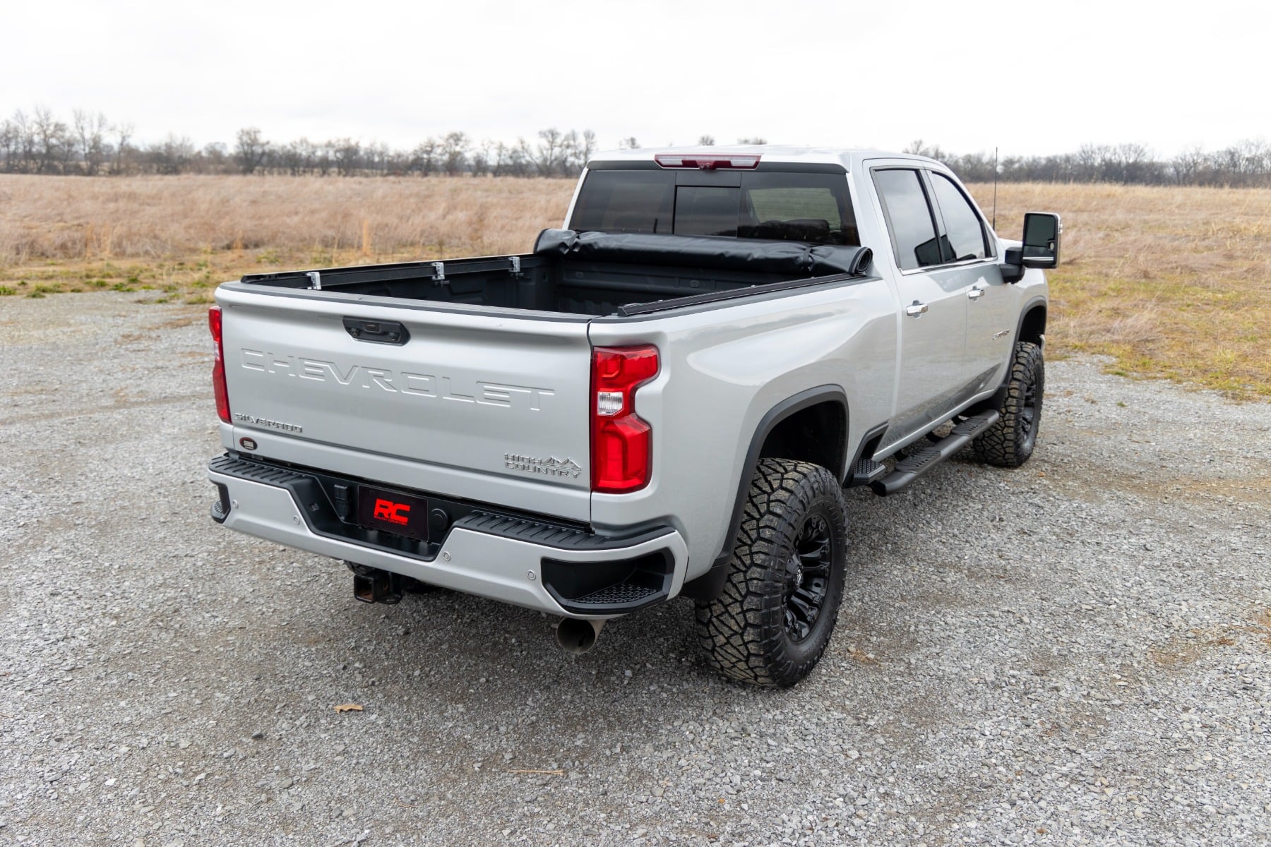 Soft Roll Up Bed Cover | 6'9" Bed | Chevy/GMC 2500HD/3500HD (20-26) by Rough Country