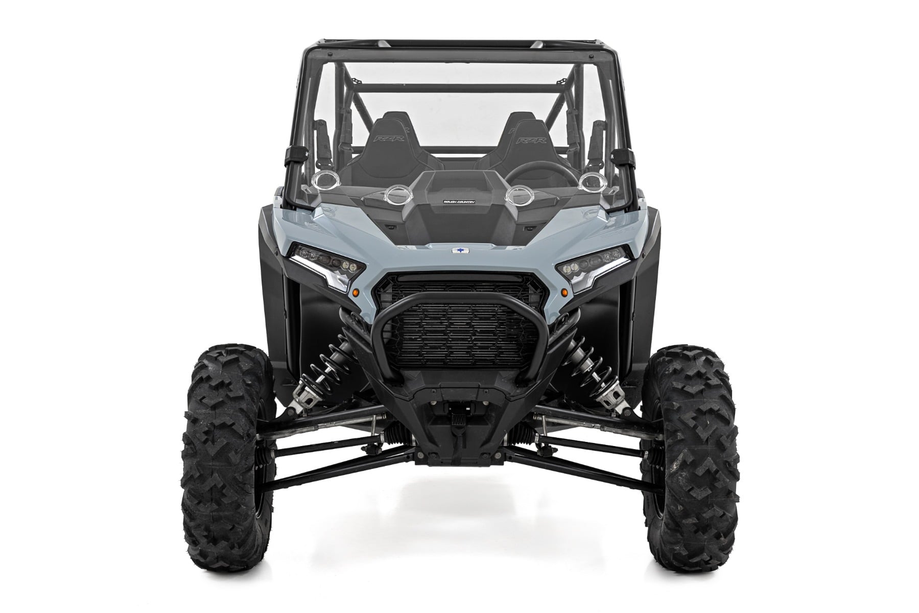 Vented Full Windshield | Scratch Resistant | Polaris RZR XP 4 1000 by Rough Country