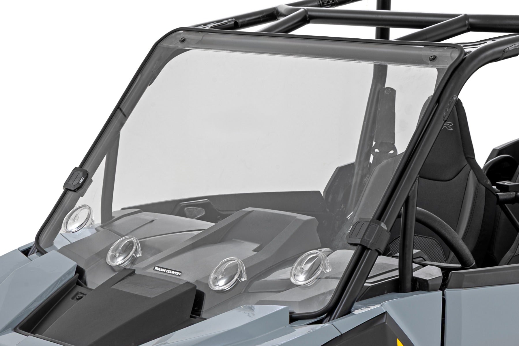 Vented Full Windshield | Scratch Resistant | Polaris RZR XP 4 1000 by Rough Country