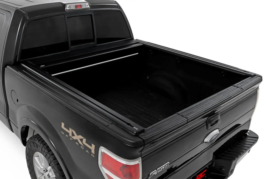 Powered Retractable Bed Cover | 5'7" Bed | Ford F-150 2WD/4WD (2009-2014) by Rough Country