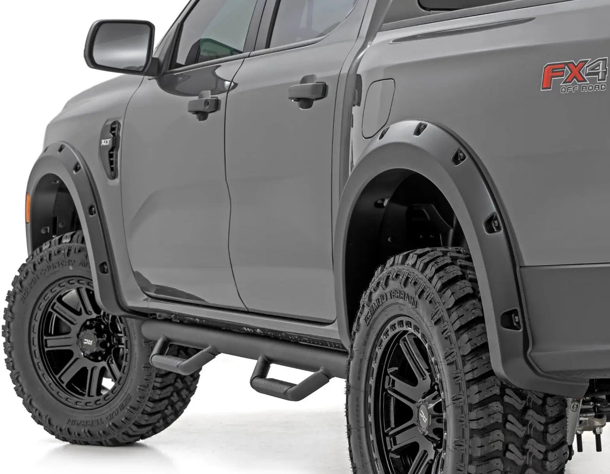 Pocket Fender Flares | G1 Absolute Black | Ford Ranger 2WD/4WD (2024-2026) by Rough Country