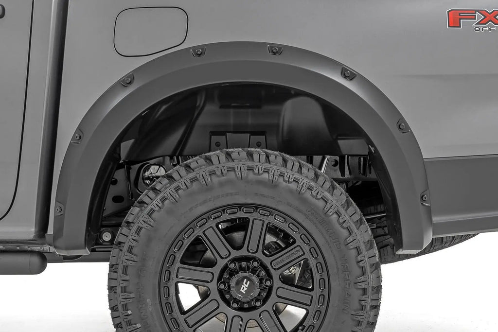 Pocket Fender Flares | G1 Absolute Black | Ford Ranger 2WD/4WD (2024-2026) by Rough Country