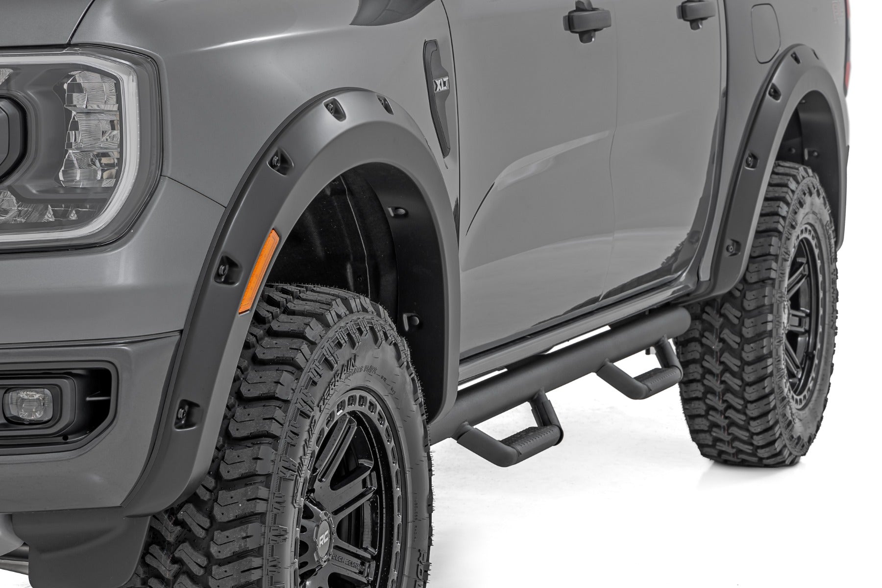 Pocket Fender Flares | G1 Absolute Black | Ford Ranger 2WD/4WD (2024-2026) by Rough Country