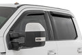 Side Window Deflectors | Tape On Rain Guard | Ford F-150/Lightning/F-250/F-350/Raptor (15-26) by Rough Country