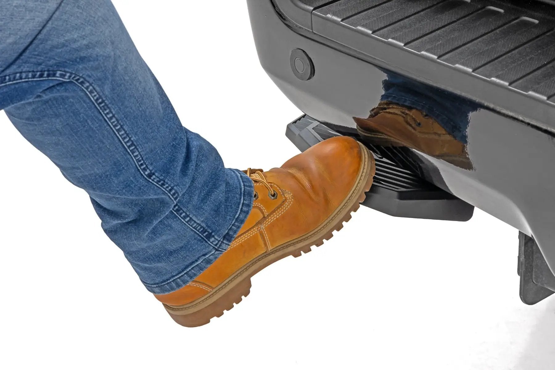 Retractable Bed Step | Manual Pull | Ford F-250/F-350 Super Duty (17-22) by Rough Country
