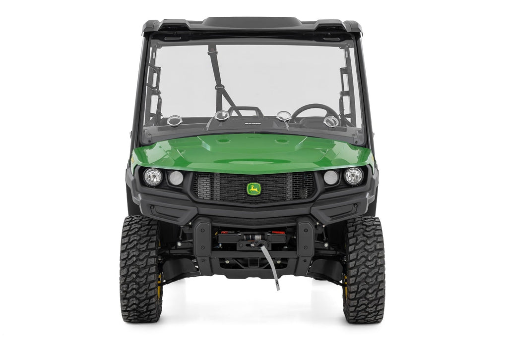 Vented Full Windshield | Scratch Resistant | John Deere Gator XUV 835 by Rough Country