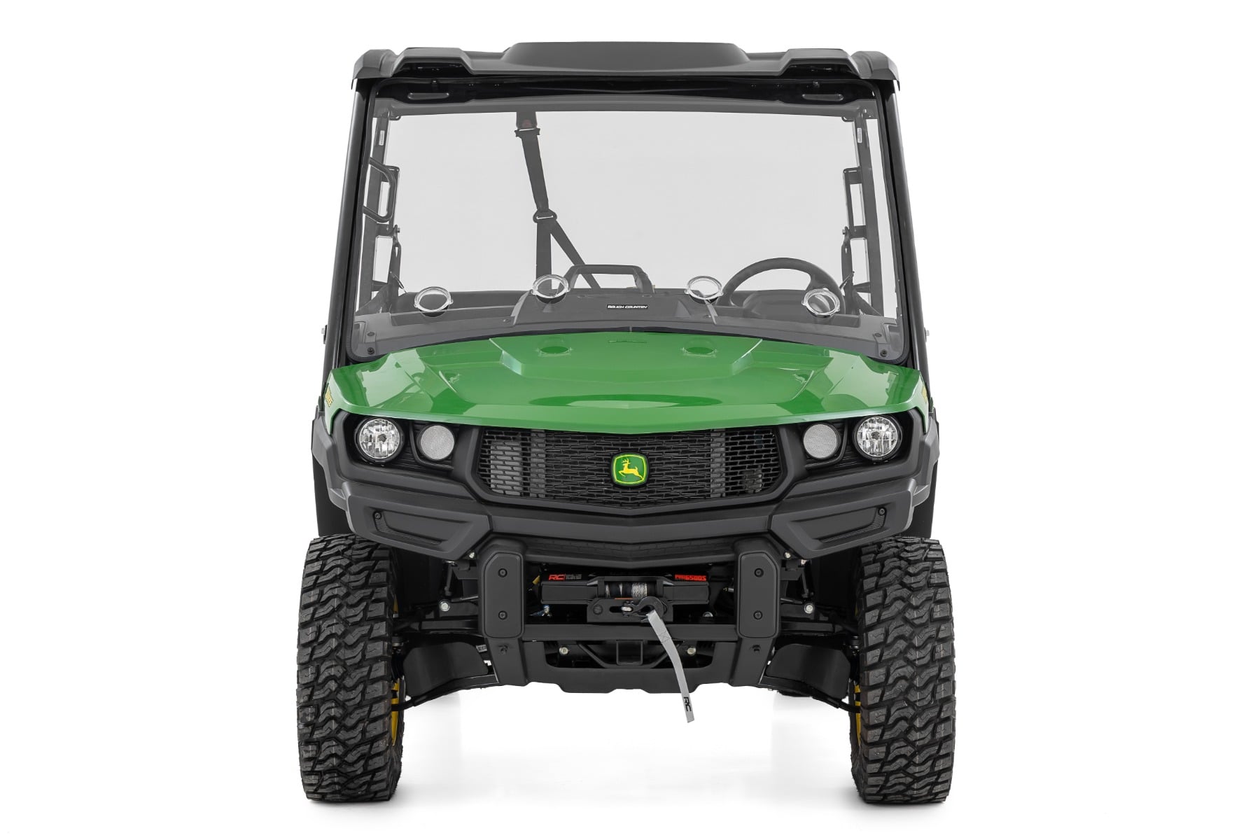 Vented Full Windshield | Scratch Resistant | John Deere Gator XUV 835 by Rough Country