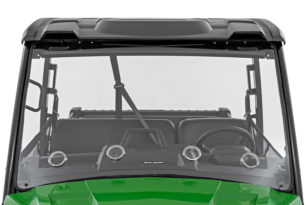 Vented Full Windshield | Scratch Resistant | John Deere Gator XUV 835 by Rough Country