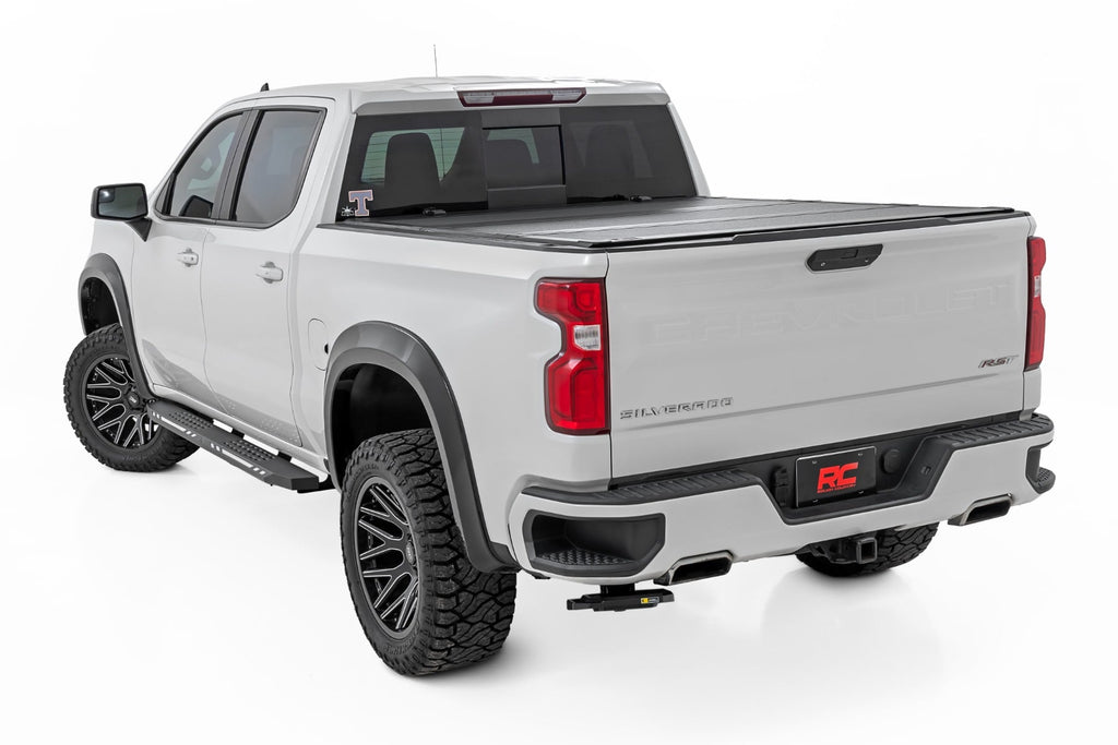 AC2 Running Boards | Amber/White | Crew Cab | Chevy/GMC 1500/2500HD/3500HD (19-26) by Rough Country