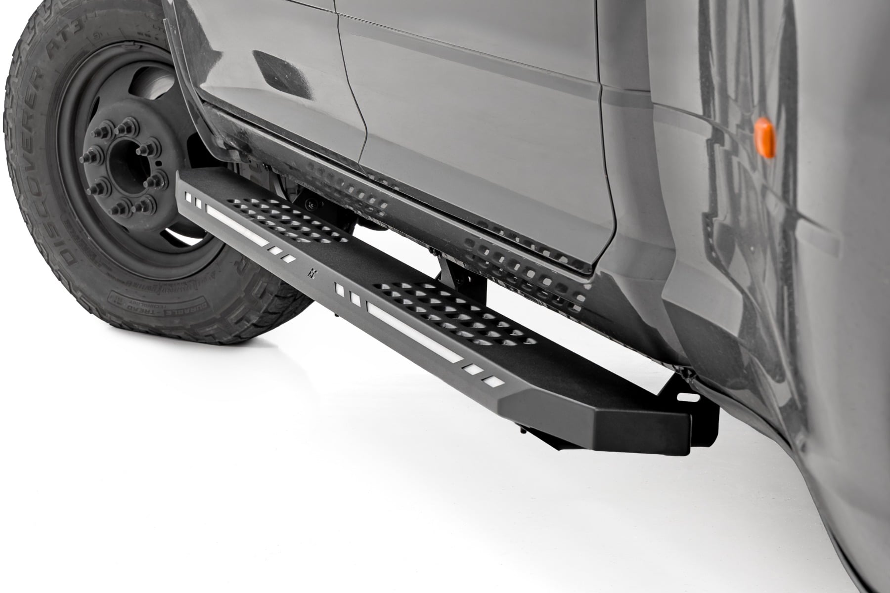 AC2 Running Boards | Amber/White | Crew Cab | Ram 1500/2500/3500 2WD/4WD (2010-2025 & Classic) by Rough Country