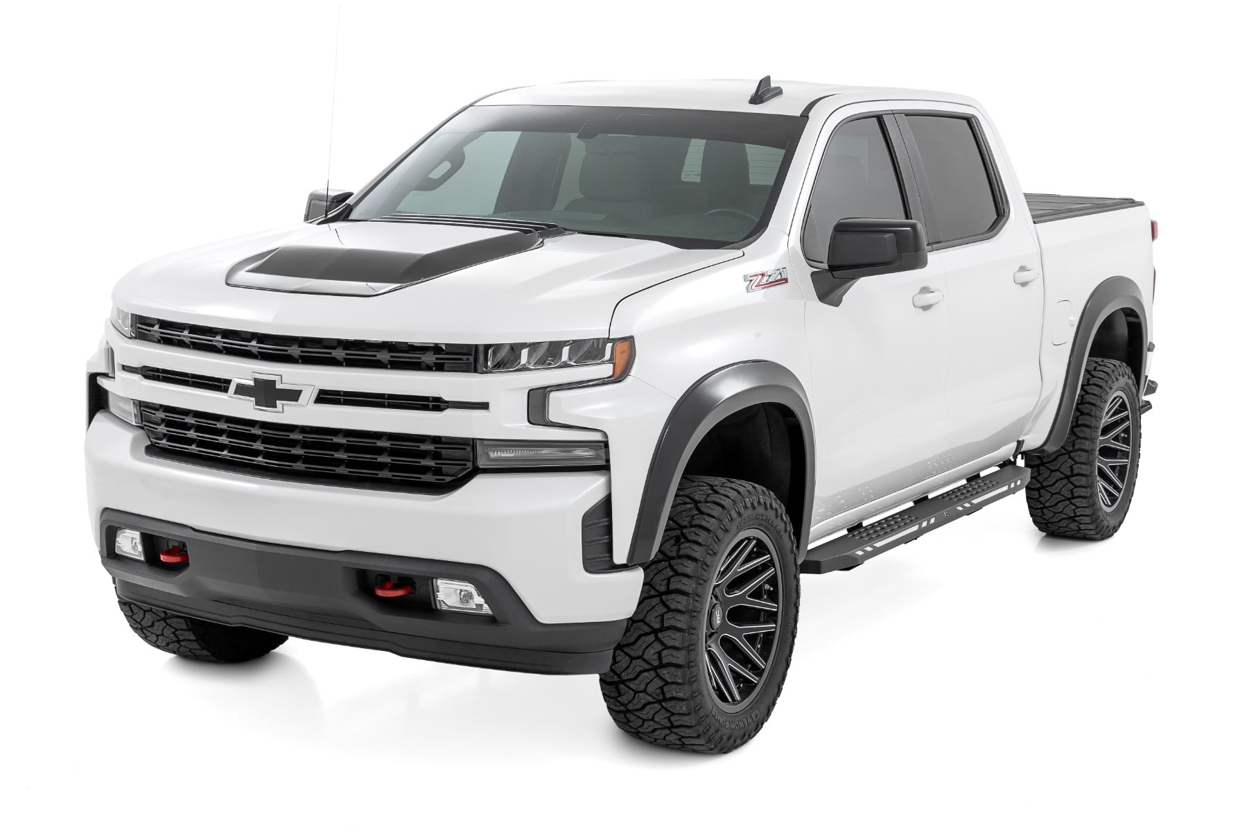 AC2 Running Boards | Amber/White | Crew Cab | Chevy/GMC 1500/2500HD/3500HD (19-26) by Rough Country