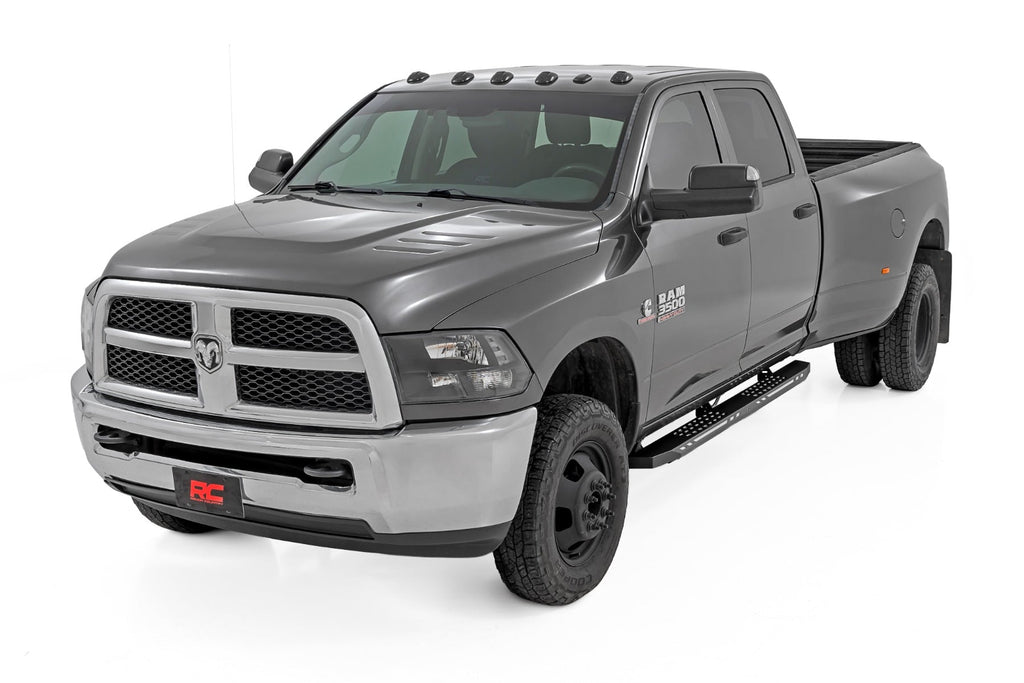 AC2 Running Boards | Amber/White | Crew Cab | Ram 1500/2500/3500 2WD/4WD (2010-2025 & Classic) by Rough Country