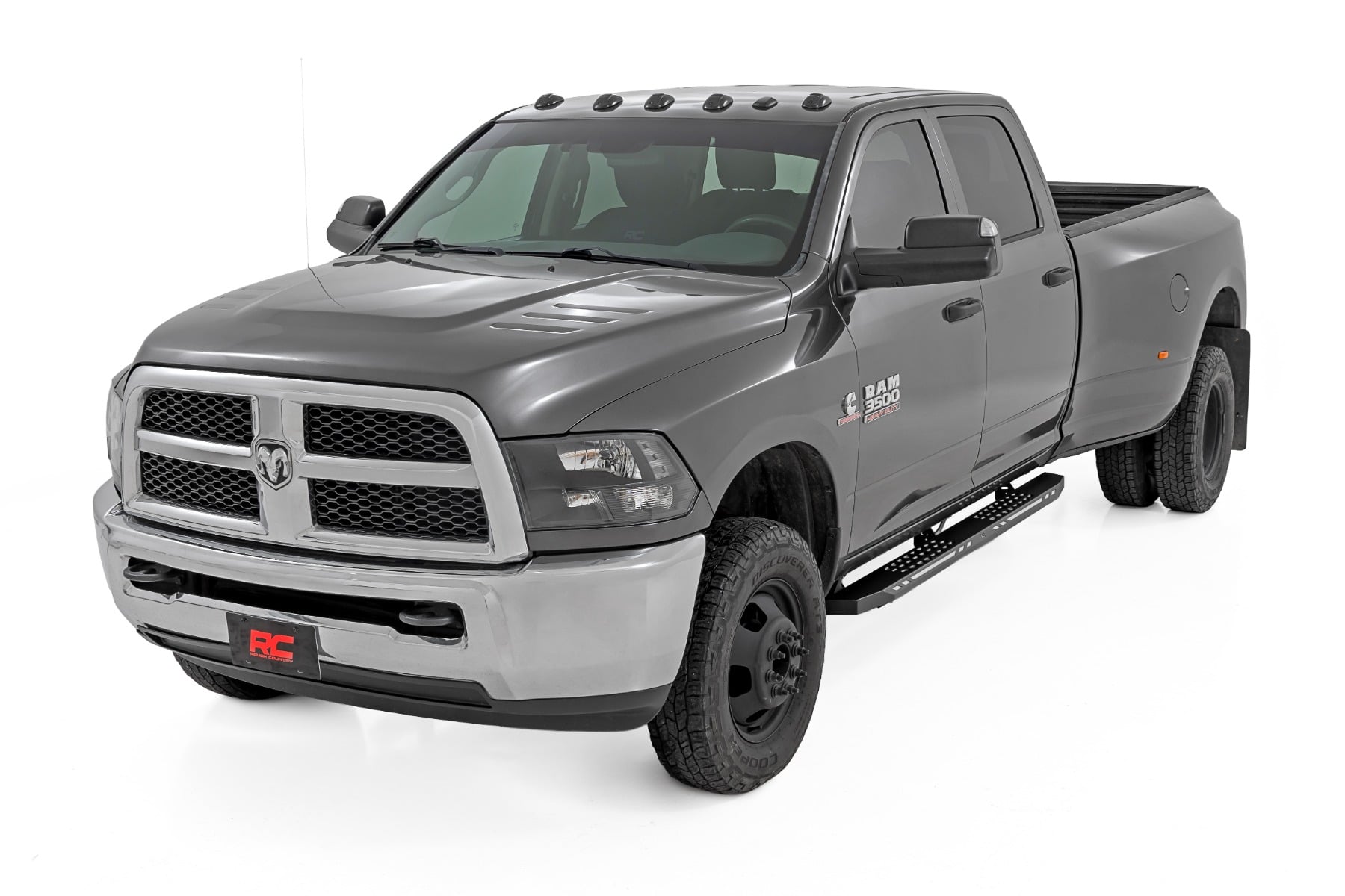 AC2 Running Boards | Amber/White | Crew Cab | Ram 1500/2500/3500 2WD/4WD (2010-2025 & Classic) by Rough Country