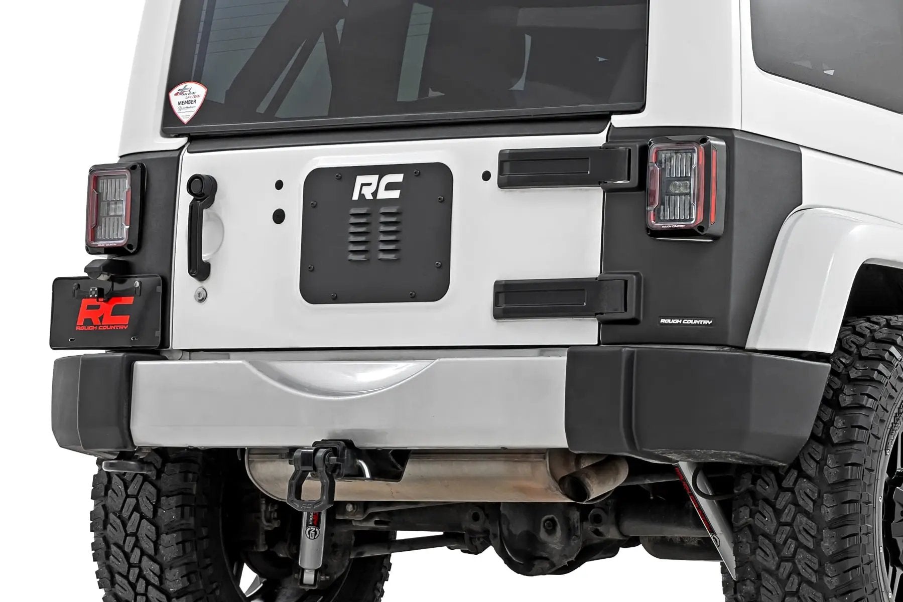 Trail Cladding | Rear Corners | Jeep Wrangler JK/Wrangler Unlimited (07-18) by Rough Country