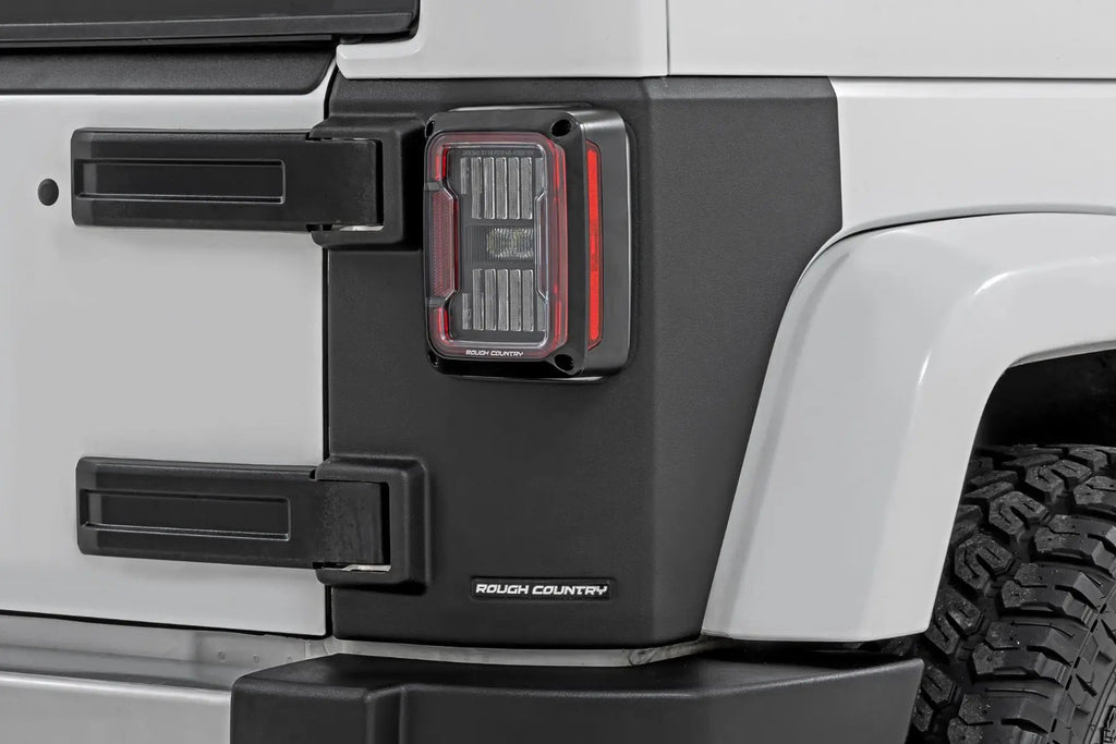 Trail Cladding | Rear Corners | Jeep Wrangler JK/Wrangler Unlimited (07-18) by Rough Country