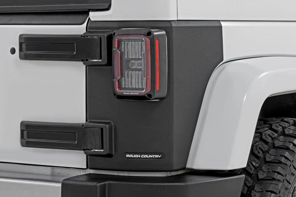 Trail Cladding | Rear Corners | Jeep Wrangler JK/Wrangler Unlimited (07-18) by Rough Country