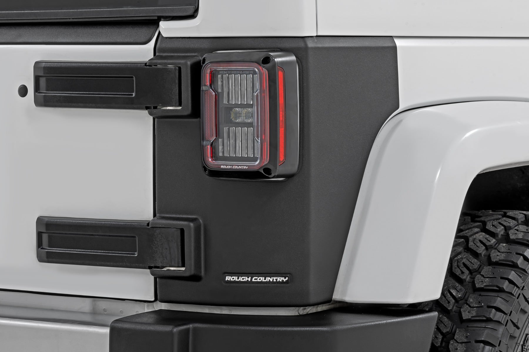 Trail Cladding | Rear Corners | Jeep Wrangler JK/Wrangler Unlimited (07-18) by Rough Country