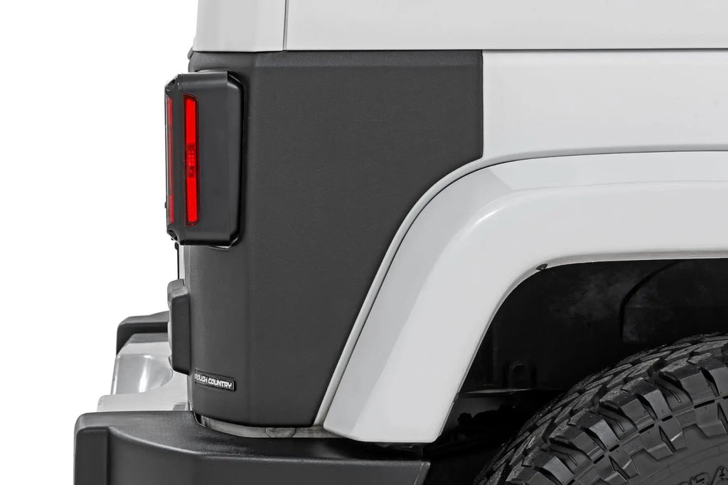 Trail Cladding | Rear Corners | Jeep Wrangler JK/Wrangler Unlimited (07-18) by Rough Country
