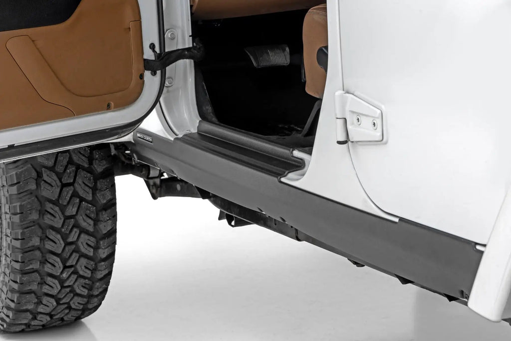 Trail Cladding | Rocker Sill Plates | Jeep Wrangler Unlimited 2WD/4WD (07-18) by Rough Country