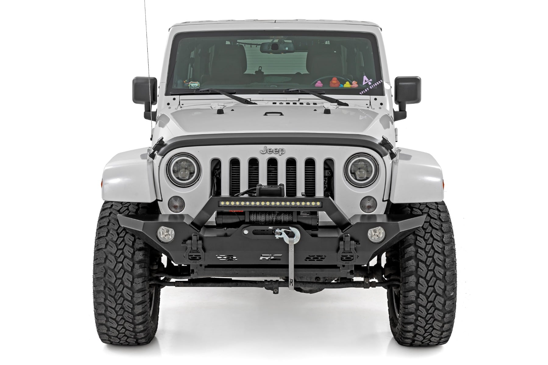 Hood Protector | Trail Cladding | Jeep Wrangler JK/Wrangler Unlimited (07-18) by Rough Country